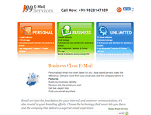 Tablet Screenshot of jhatpatmail.com